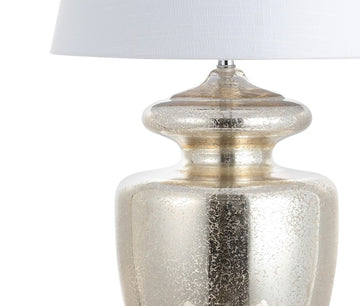 Hughes 31" Glass LED Table Lamp - JONATHAN Y
